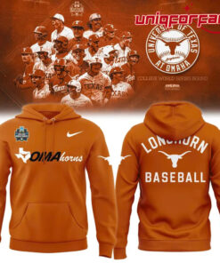 Texas Longhorns 2026 NCAA Baseball Men’s College World Series Omaha Limited Hoodie Texas Longhorns 2026 NCAA Baseball Men’s College World Series Omaha Limited Hoodie