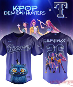 Texas Rangers Kpop Demon Hunters 2026 Edition Jersey