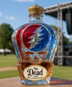 The Grateful Dead 60th Anniversary “Music That Never Ends” Whiskey Bottle