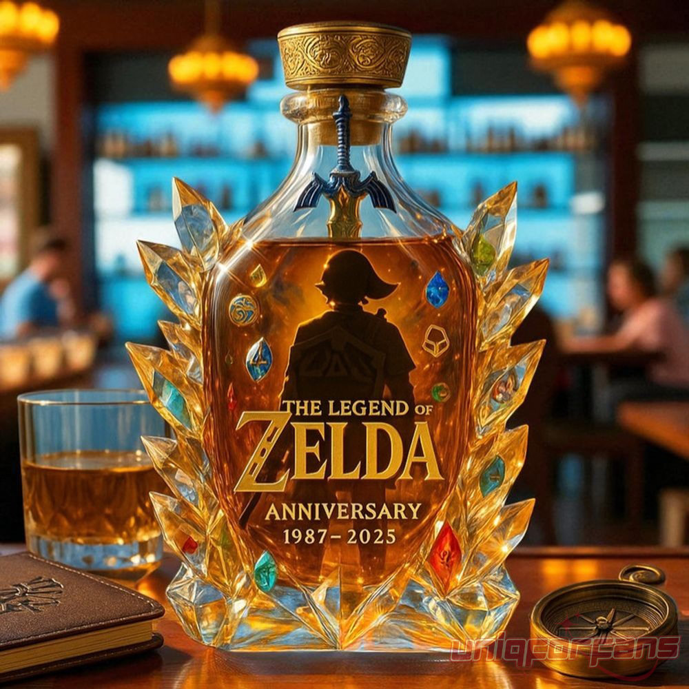 The Legend of Zelda 38th Anniversary Limited Edition Whiskey Bottle The Legend of Zelda 38th Anniversary Limited Edition Whiskey Bottle