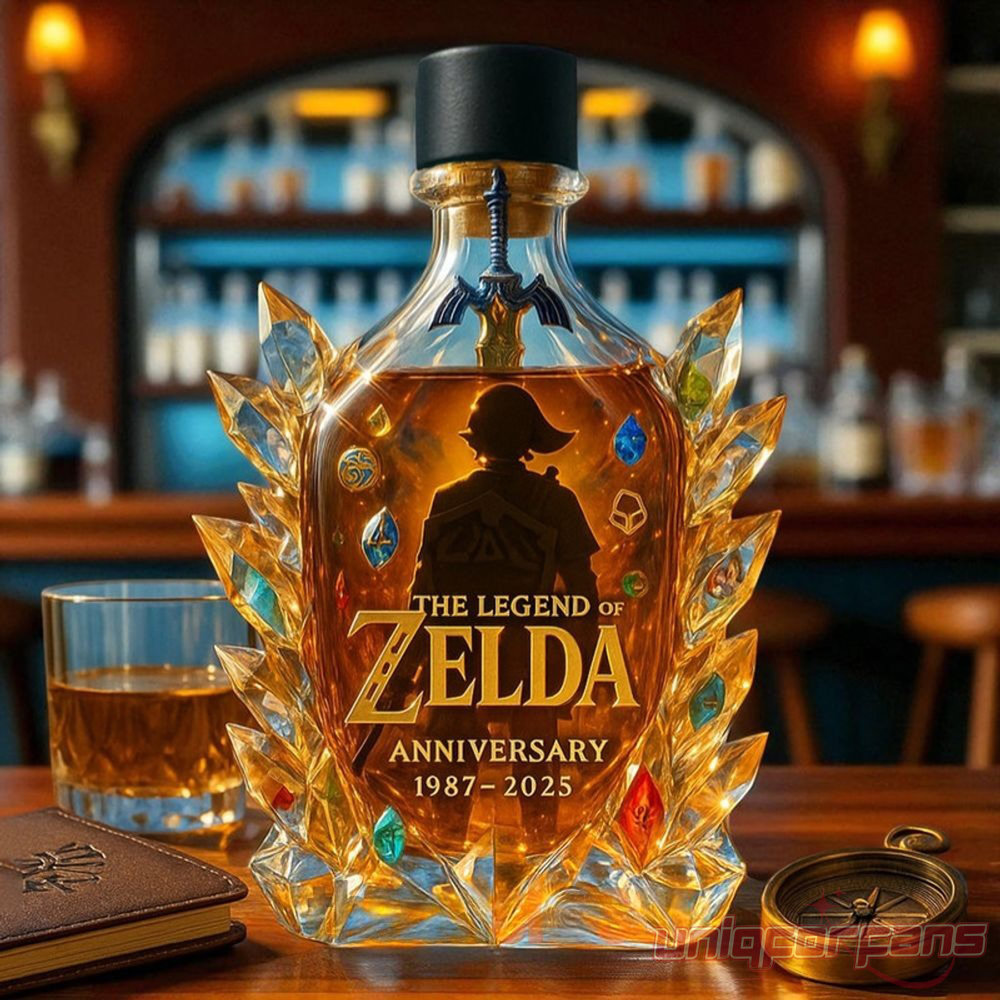 The Legend of Zelda 38th Anniversary Limited Edition Whiskey Bottle The Legend of Zelda 38th Anniversary Limited Edition Whiskey Bottle