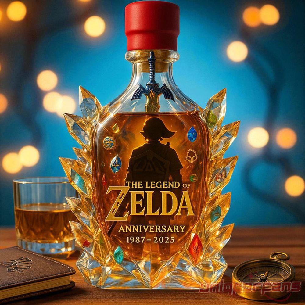 The Legend of Zelda 38th Anniversary Limited Edition Whiskey Bottle The Legend of Zelda 38th Anniversary Limited Edition Whiskey Bottle