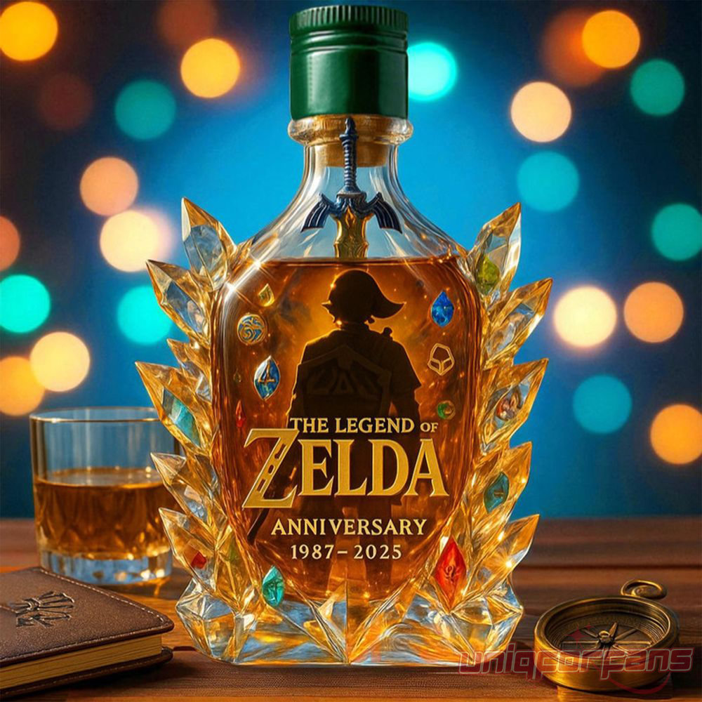 The Legend of Zelda 38th Anniversary Limited Edition Whiskey Bottle The Legend of Zelda 38th Anniversary Limited Edition Whiskey Bottle