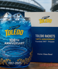 Toledo Rockets 108th Anniversary Whiskey Glass