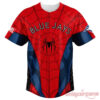 Toronto Blue Jays x Spider-Man Custom Edition Jersey, red and blue baseball shirt featuring web graphics