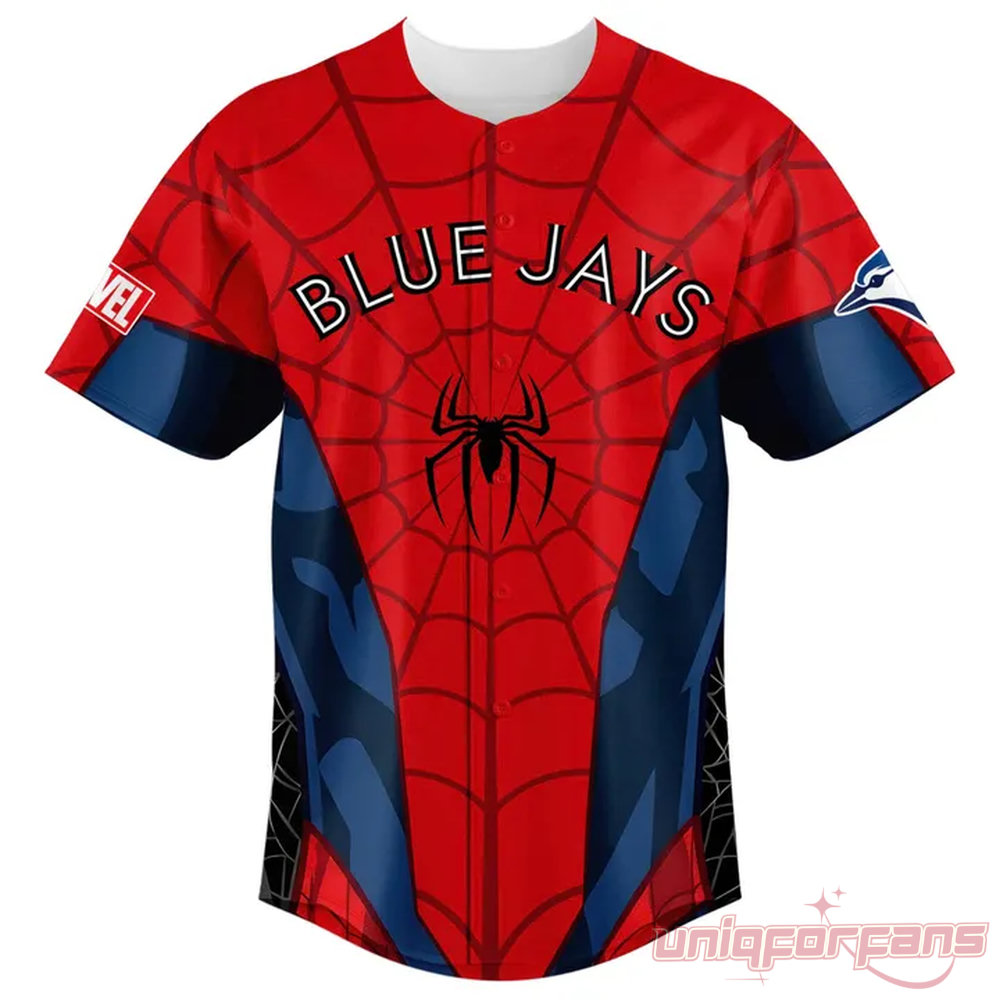 Toronto Blue Jays x Spider-Man Custom Edition Jersey Toronto Blue Jays x Spider-Man Custom Edition Jersey