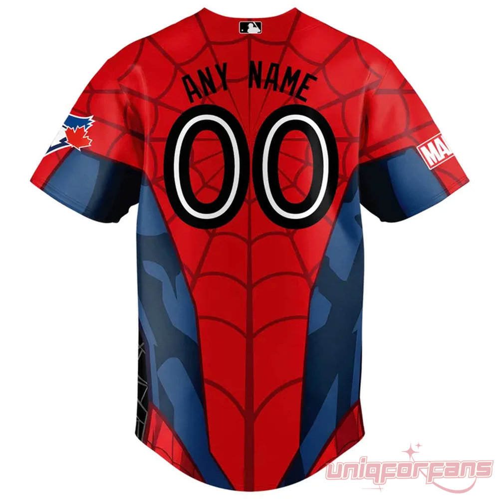 Toronto Blue Jays x Spider-Man Custom Edition Jersey Toronto Blue Jays x Spider-Man Custom Edition Jersey