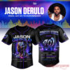 Washington Nationals x Jason Derulo Postgame Summer Concert Series Jersey options in black with blue and purple flame graphics