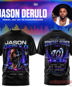 Washington Nationals x Jason Derulo Postgame Summer Concert Series T-Shirt