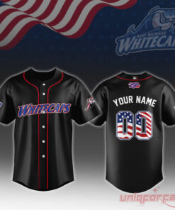 West Michigan Whitecaps 250th Anniversary 4th of July Jersey