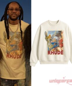 2 Chainz With Gods Help Rhude Inspired Sweatshirt