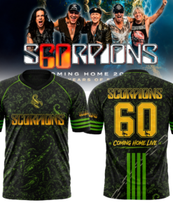 Scorpions Coming Home 2026 World Tour Edition Football Jersey