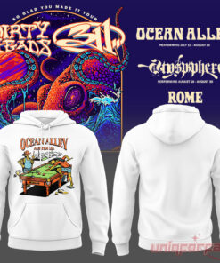 311 and Dirty Heads Tour Rome White Collection Hoodie 311 and Dirty Heads Tour Rome White Collection Hoodie