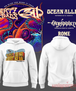 311 and Dirty Heads Tour Rome White Collection Hoodie