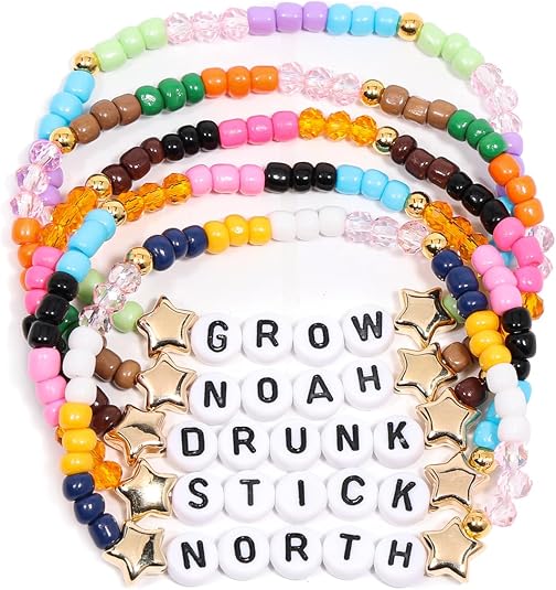 AICase for Noah Merch Gifts Inspired Bracelets 5 Pcs Stackable