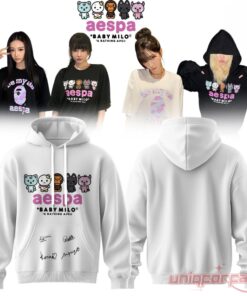 AESPA x BAPE Baby Milo Signature Collection Hoodie