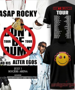 ASAP Rocky DON’T BE DUMB WORLD TOUR 2026 Black Edition Tee