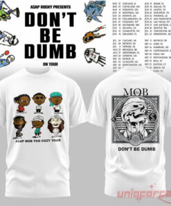 ASAP Rocky DON’T BE DUMB WORLD TOUR 2026 White Collection Tee