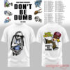ASAP Rocky DON'T BE DUMB WORLD TOUR 2026 White Collection Tee, white t-shirt with a sketchy character front design and a
