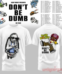 ASAP Rocky DON’T BE DUMB WORLD TOUR 2026 White Collection Tee