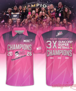 Adelaide Thunderbirds Champions Women’s 2026 Special Polo For Fans