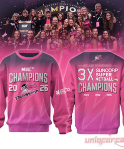 Adelaide Thunderbirds Champions Women’s 2026 Special Sweatshirt For Fans