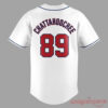 Alan Jackson Last Call The Finale 2026 Jersey back view featuring Chattahoochee 89 in red block numbers