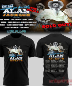 Alan Jackson x Tennessee Titans “Last Call – The Finale” At Nissan Stadium Black Shirt