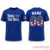 All-Star Game 2026 Ring The Bell USA 250th Anniversary Custom Shirt in blue, featuring front graphic & back custom print