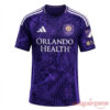 Antoine Griezmann Orlando City 2026 Home Jersey front view in purple featuring Orlando Health sponsor logo