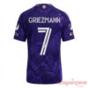 Antoine Griezmann Orlando City 2026 Home Jersey back view with Griezmann printing and white number 7