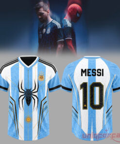 Argentina Lionel Messi Spider-Man Crossover Soccer Jersey Limited Edition