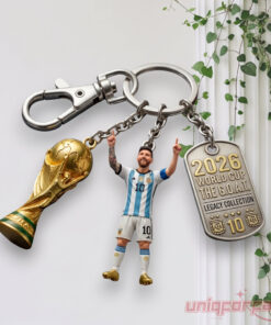 Argentina Messi M10 FIFA World Cup 2026 Keychain