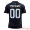 Argentina Messi x Spider Man Jersey back view displaying a customizable name plate and number print design