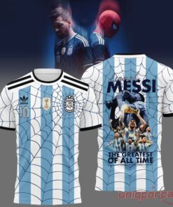 Argentina Messi x Spider-Man GOAT The Greatest of All Time World Cup Collection T-Shirt Argentina Messi x Spider-Man GOAT The Greatest of All Time World Cup Collection T-Shirt