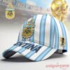 Argentina Premium World Cup Stadium Energy Special Cap, side angle showing the curved brim and FIFA side badge
