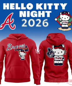 Atlanta Braves x Hello Kitty Theme Night 2026 Hoodie Collection