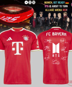 BTS All Team x FC Bayern Munich Arirang World Tour Special Edition Jersey