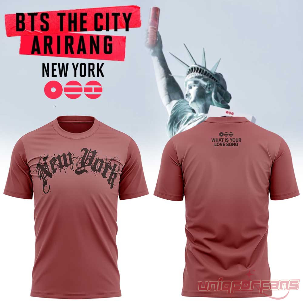 BTS Arirang 2026 Tour New York Special Edition Shirt BTS Arirang 2026 Tour New York Special Edition Shirt