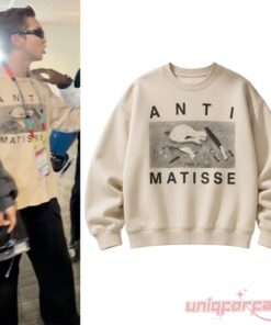 BTS RM Kim Nam Joon At World Cup 2026 Final Anti Matisse Sweatshirt BTS RM Kim Nam Joon At World Cup 2026 Final Anti Matisse Sweatshirt