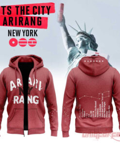 BTS World Tour Arirang New York HoodieZip Collection BTS World Tour Arirang New York HoodieZip Collection