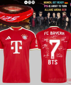 BTS x FC Bayern Munich at Allianz Arena Number 7 Edition Jersey