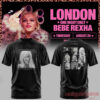 Bebe Rexha UK Tour At London T-Shirt in washed black featuring Expectations portrait grid