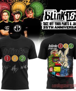 Blink-182 25th Anniversary Take Off Your Pants and Jacket Limited Shirt Blink-182 25th Anniversary Take Off Your Pants and Jacket Limited Shirt