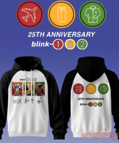 Blink-182 Anniversary Collection Signature Hoodie Limited Edition
