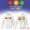 Blink-182 Anniversary Collection Signature Hoodie Limited Edition, white pullover with Take Off Your Pants text back print