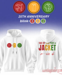 Blink-182 Anniversary Collection Signature Hoodie Limited Edition