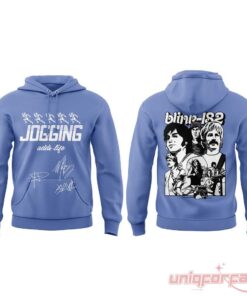 Blink-182 Boomer Spaulding and Travis Blue Edition Hoodie