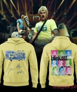 Blink-182 Boomer Spaulding and Travis Special Edition Pastel Hoodie Blink-182 Boomer Spaulding and Travis Special Edition Pastel Hoodie