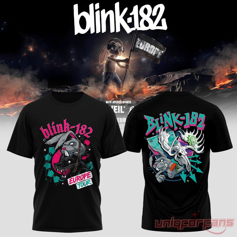 Blink-182 Meltdown Europe Edition Tee Blink-182 Meltdown Europe Edition Tee
